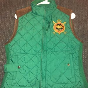 Ralph Lauren green vest L